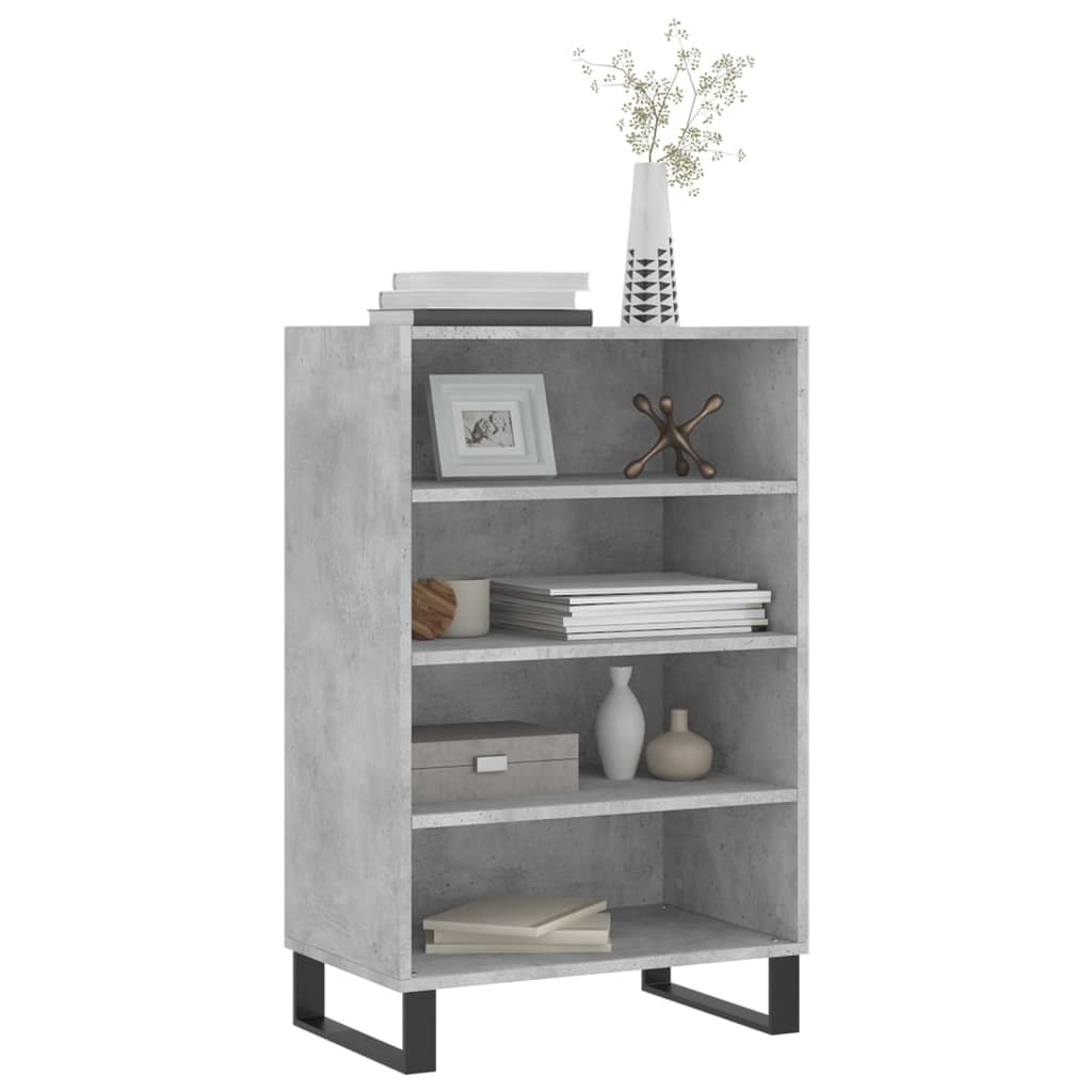 skab 57x35x90 cm konstrueret træ betongrå