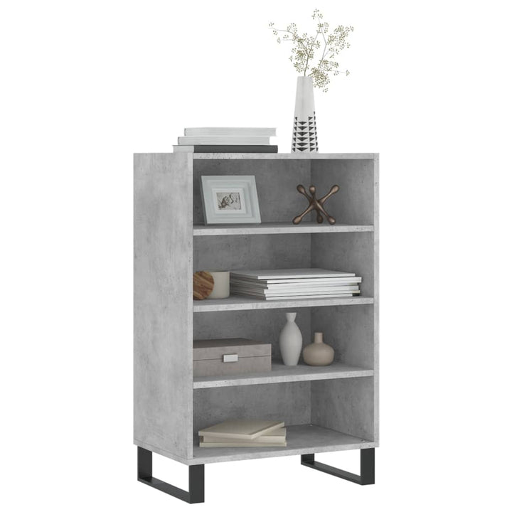 skab 57x35x90 cm konstrueret træ betongrå