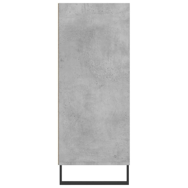 skab 57x35x90 cm konstrueret træ betongrå