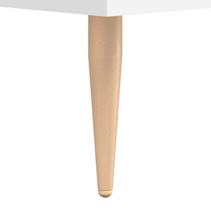 sengeborde 2 stk. 40x35x47,5 cm konstrueret træ hvid