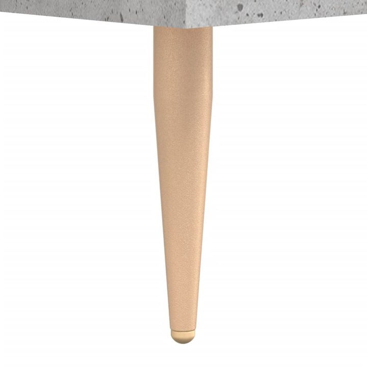 sengeborde 2 stk. 40x35x47,5 cm konstrueret træ betongrå