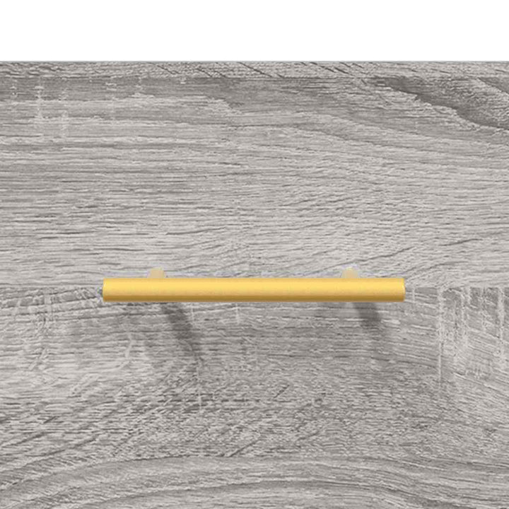 sengeborde 2 stk. 40x35x47,5 cm konstrueret træ grå sonoma-eg