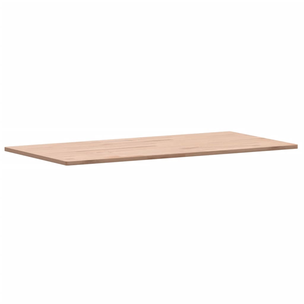 bordplade 80x40x1,5 cm rektangulær massivt bøgetræ