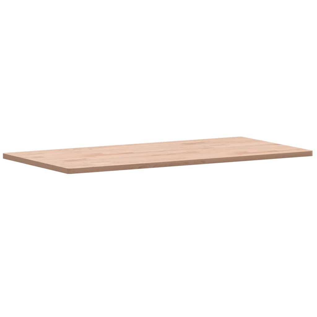 bordplade 100x50x1,5 cm rektangulær massivt bøgetræ