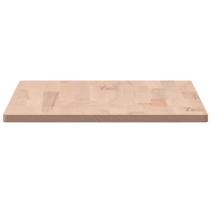bordplade 100x50x1,5 cm rektangulær massivt bøgetræ