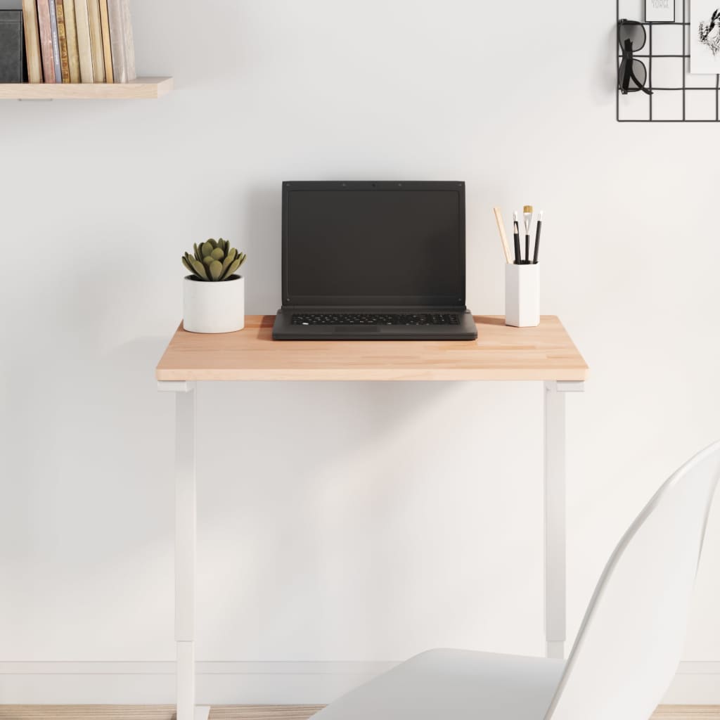 bordplade 60x40x1,5 cm rektangulær massivt bøgetræ