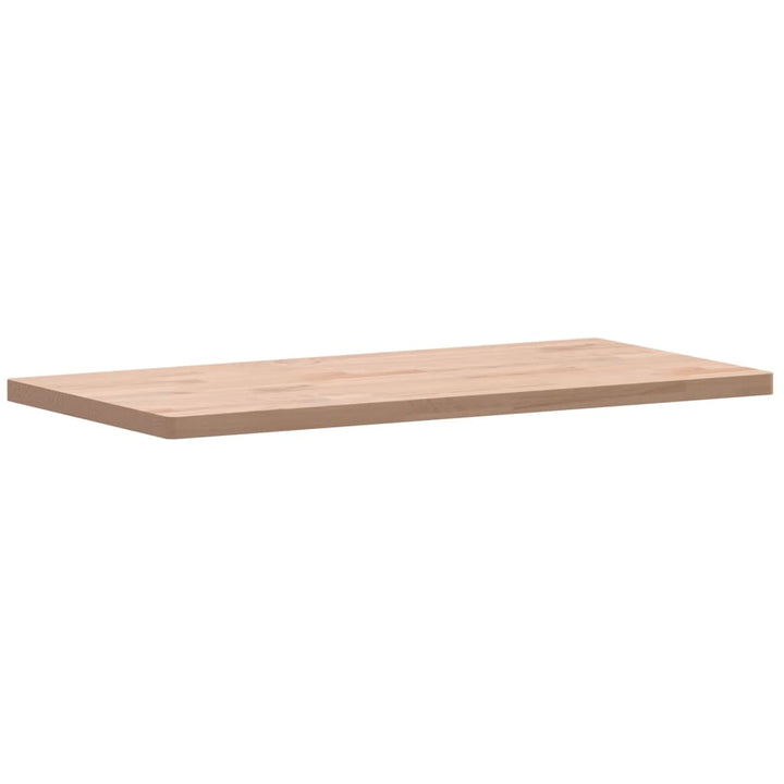 bordplade 80x40x2,5 cm rektangulær massivt bøgetræ