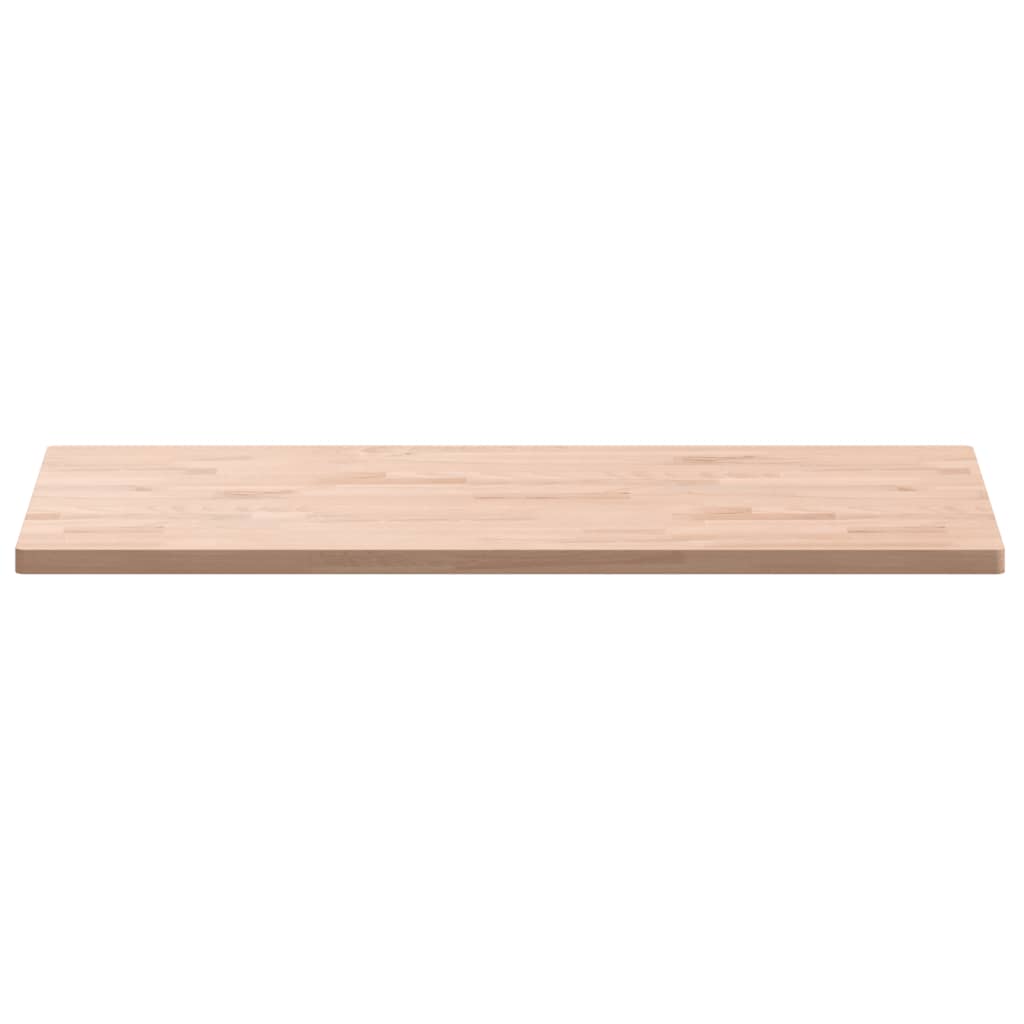bordplade 100x50x2,5 cm rektangulær massivt bøgetræ