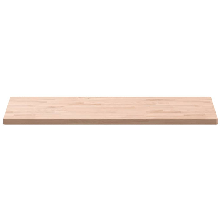 bordplade 100x50x2,5 cm rektangulær massivt bøgetræ