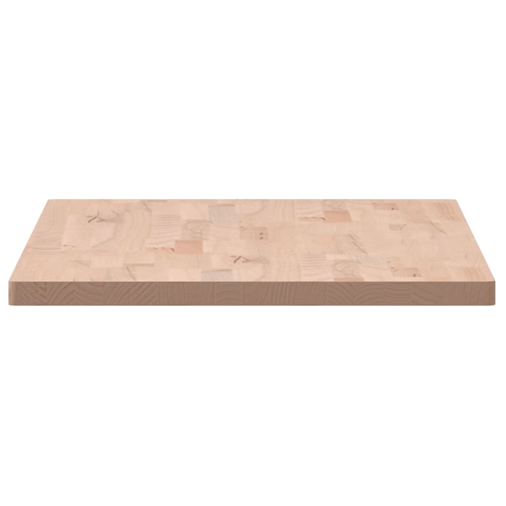 bordplade 100x50x2,5 cm rektangulær massivt bøgetræ