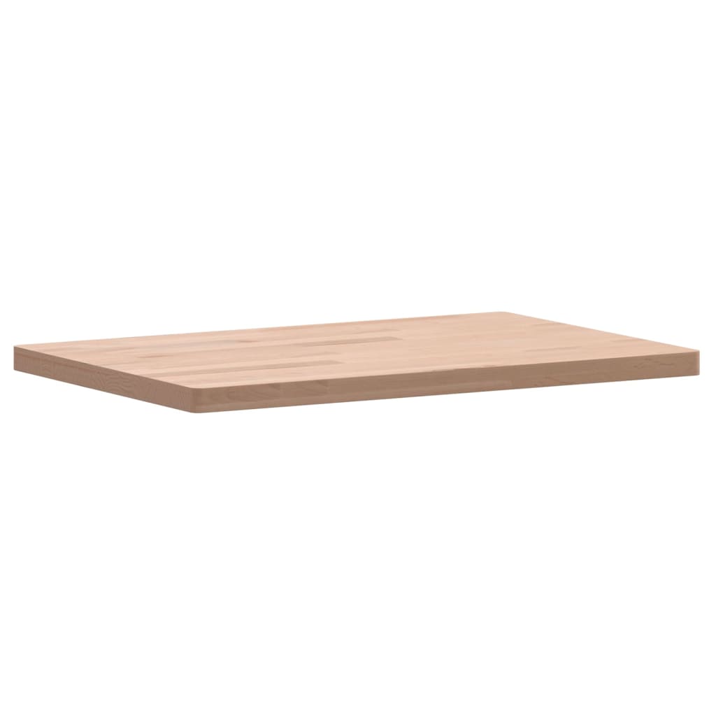 bordplade 60x40x2,5 cm rektangulær massivt bøgetræ