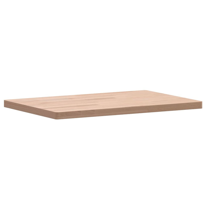 bordplade 60x40x2,5 cm rektangulær massivt bøgetræ