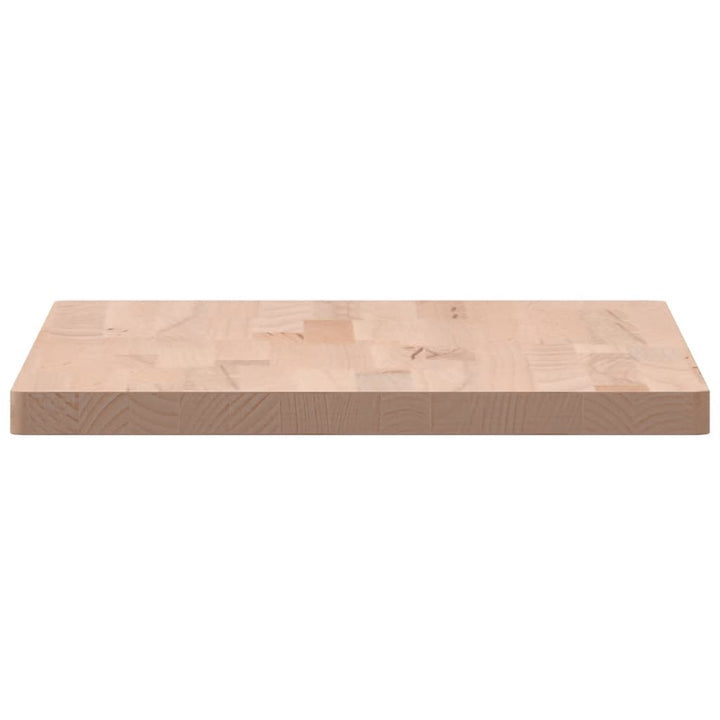 bordplade 60x40x2,5 cm rektangulær massivt bøgetræ