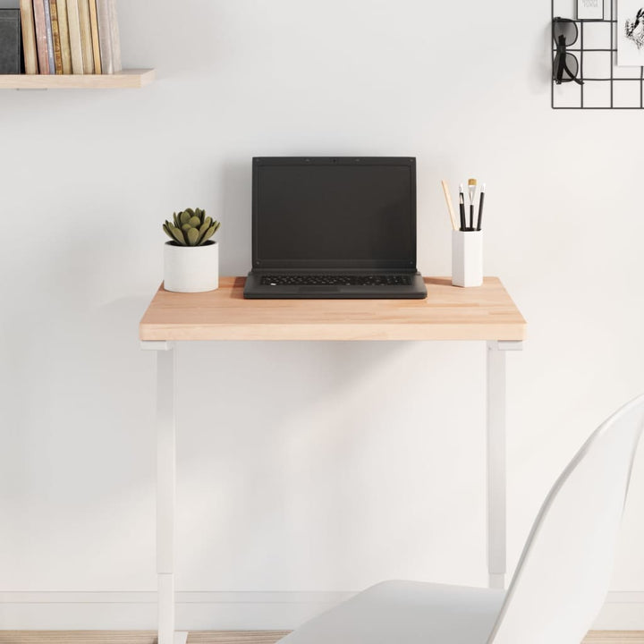 bordplade 60x40x2,5 cm rektangulær massivt bøgetræ