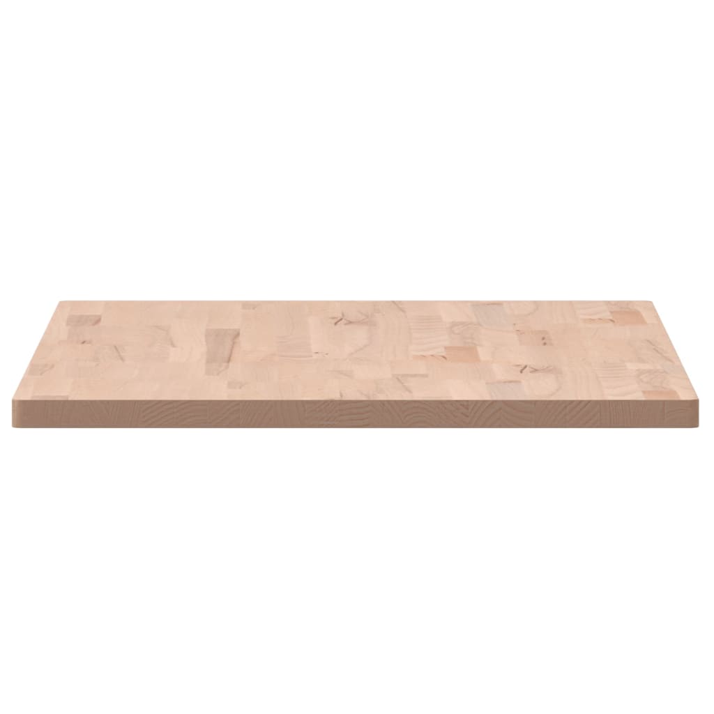bordplade 100x60x2,5 cm rektangulær massivt bøgetræ