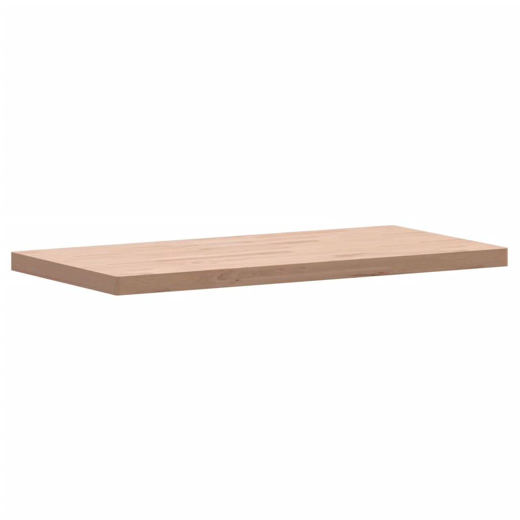 bordplade 100x50x4 cm rektangulær massivt bøgetræ