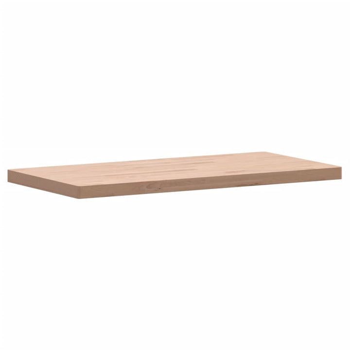 bordplade 100x50x4 cm rektangulær massivt bøgetræ