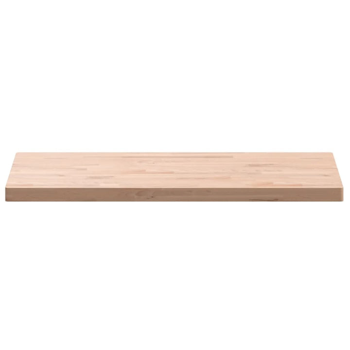 bordplade 100x50x4 cm rektangulær massivt bøgetræ