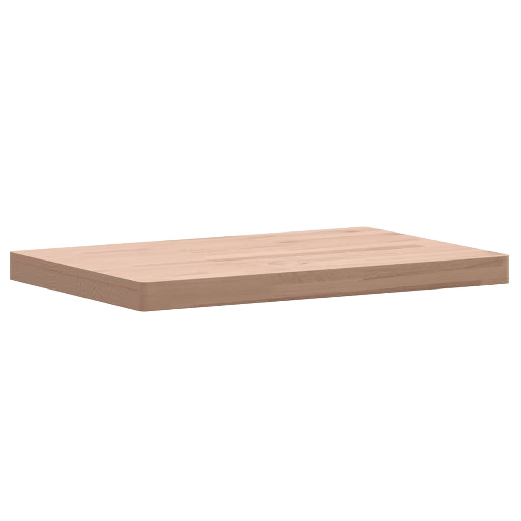 bordplade 60x40x4 cm rektangulær massivt bøgetræ