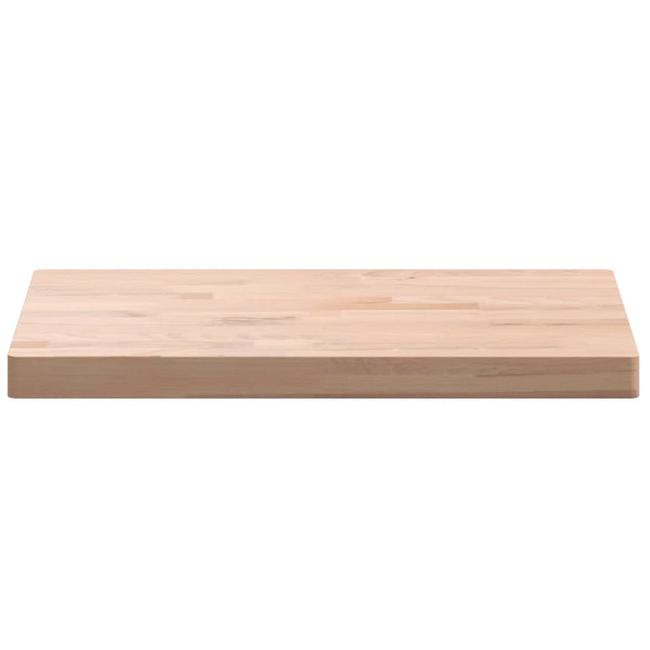 bordplade 60x40x4 cm rektangulær massivt bøgetræ