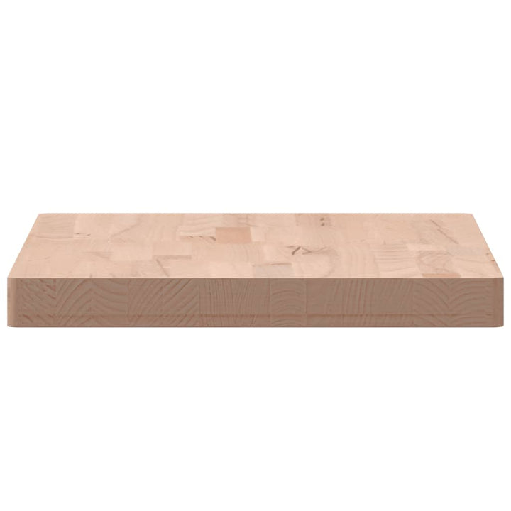 bordplade 60x40x4 cm rektangulær massivt bøgetræ