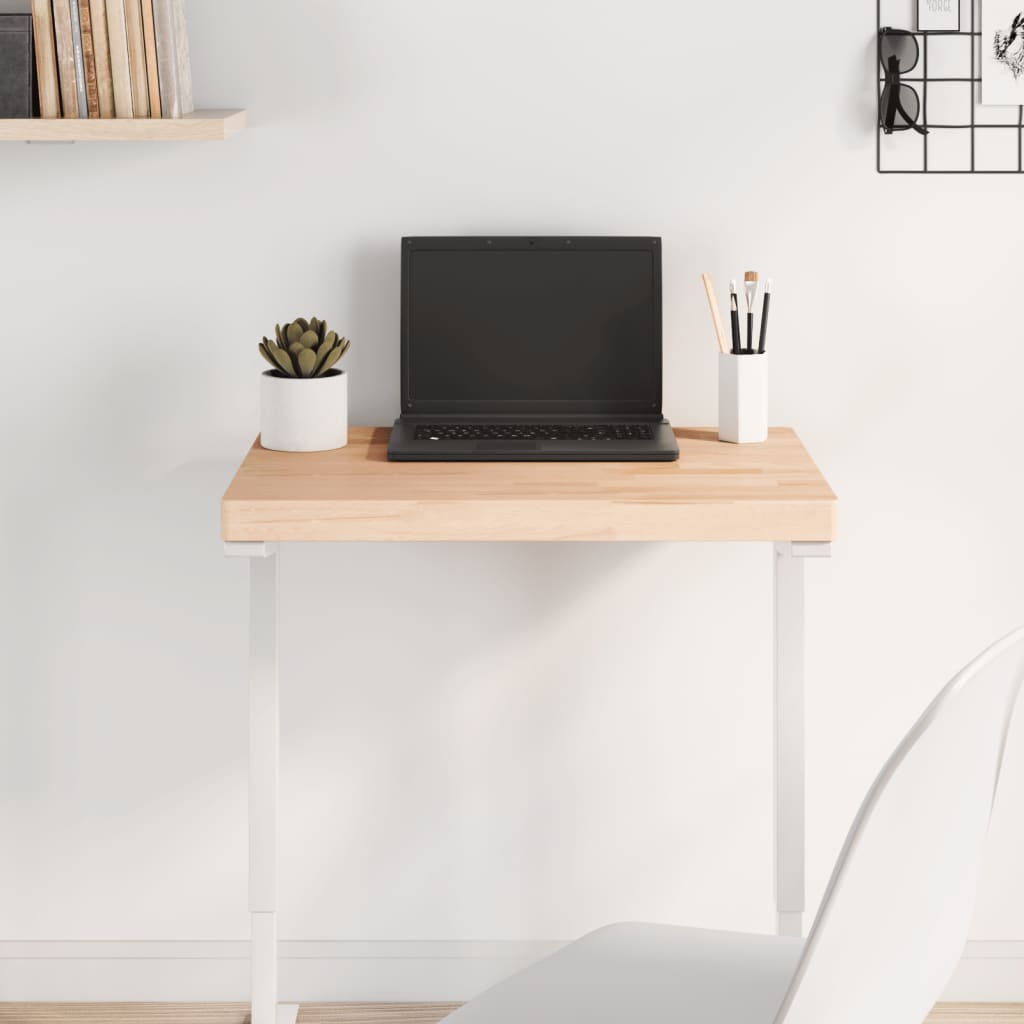 bordplade 60x40x4 cm rektangulær massivt bøgetræ
