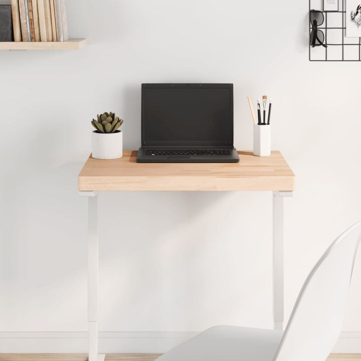 bordplade 60x40x4 cm rektangulær massivt bøgetræ