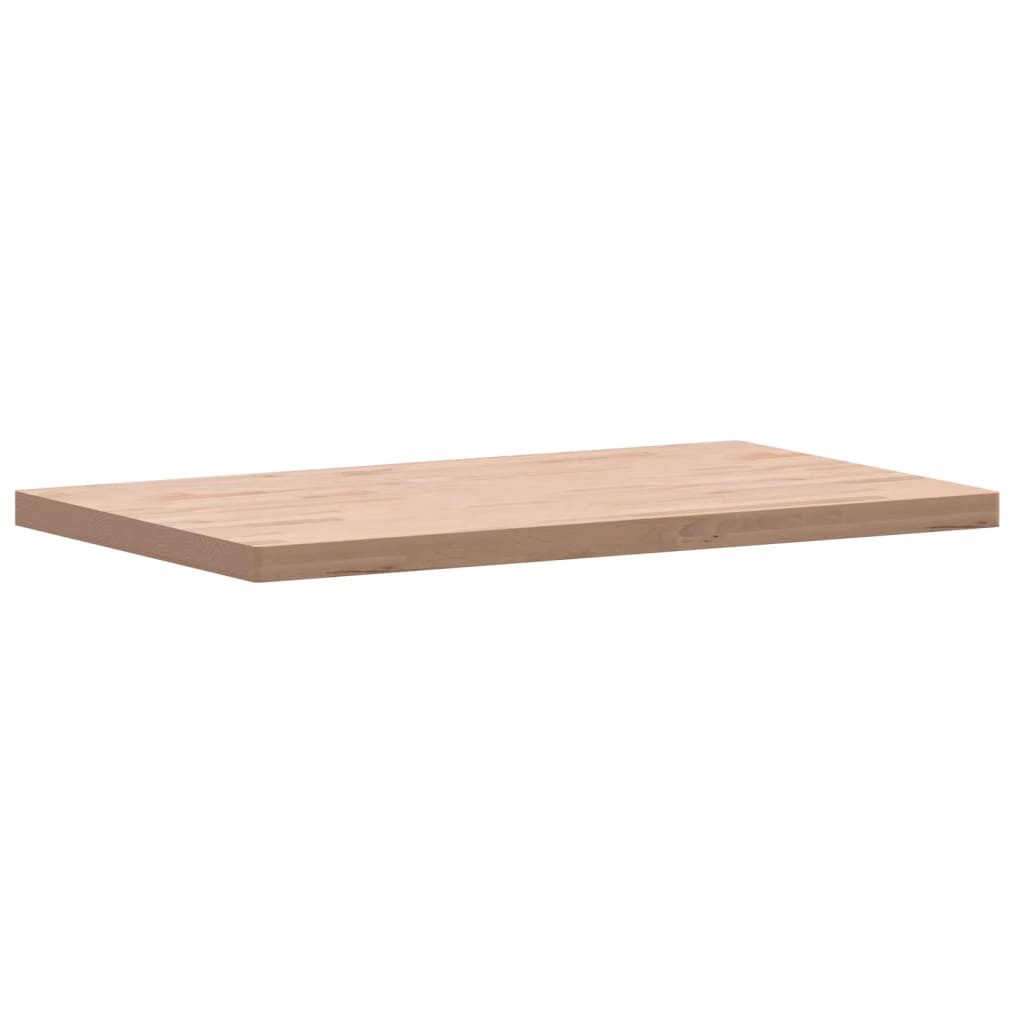 bordplade 100x60x4 cm rektangulær massivt bøgetræ