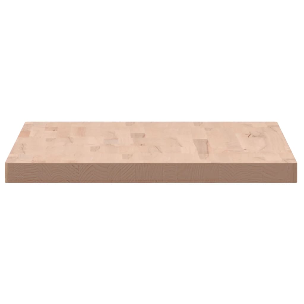 bordplade 100x60x4 cm rektangulær massivt bøgetræ