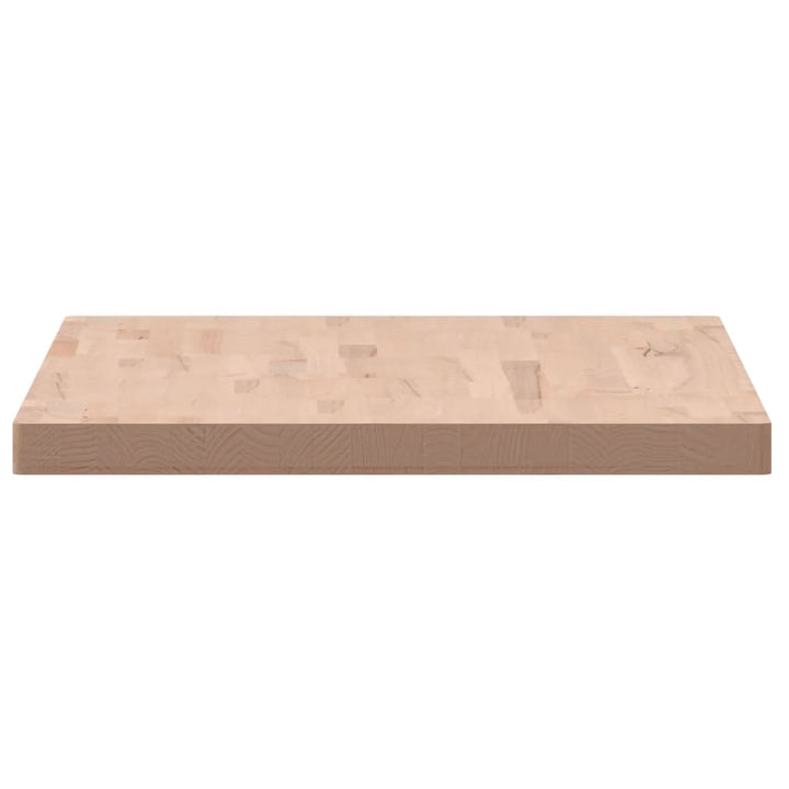 bordplade 100x60x4 cm rektangulær massivt bøgetræ