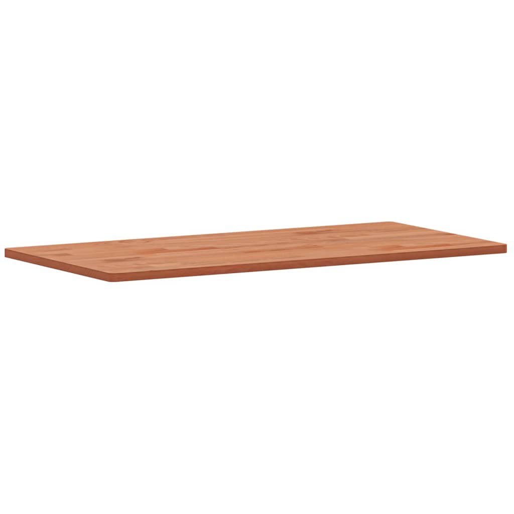 bordplade 100x50x1,5 cm rektangulær massivt bøgetræ