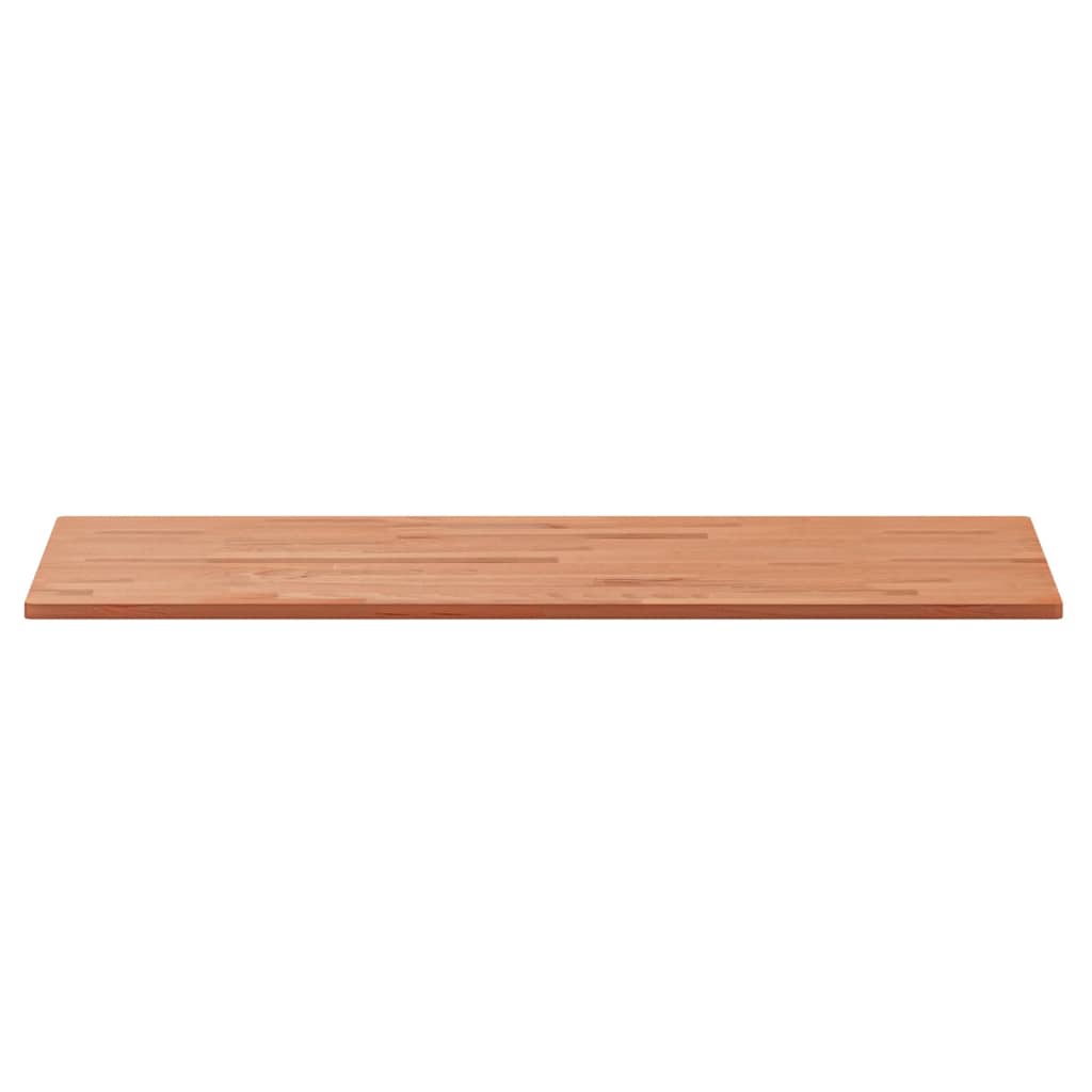 bordplade 100x50x1,5 cm rektangulær massivt bøgetræ