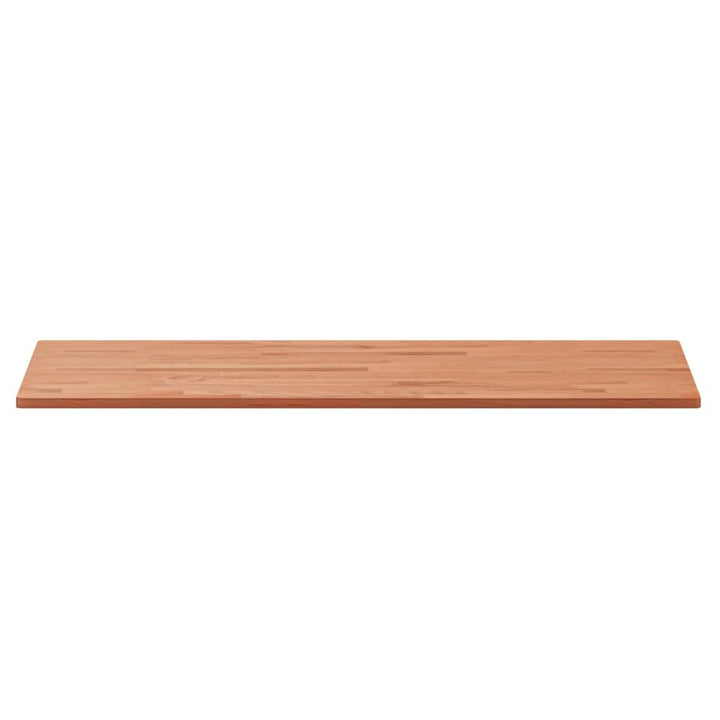bordplade 100x50x1,5 cm rektangulær massivt bøgetræ