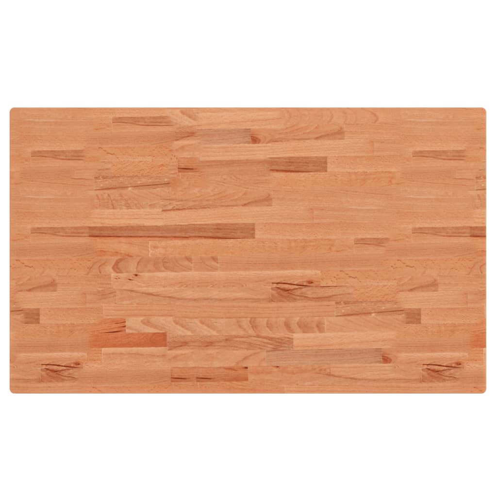 bordplade 100x60x1,5 cm rektangulær massivt bøgetræ