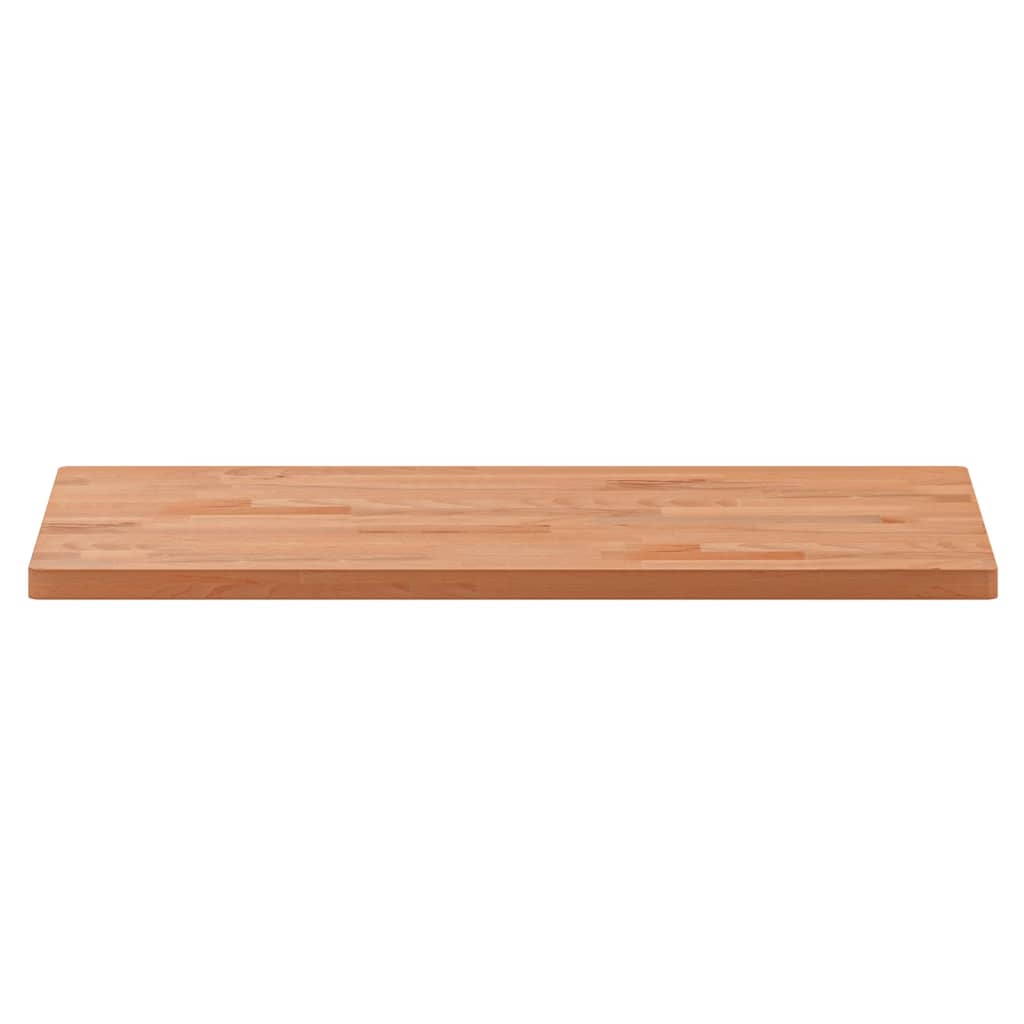 bordplade 80x40x2,5 cm rektangulær massivt bøgetræ