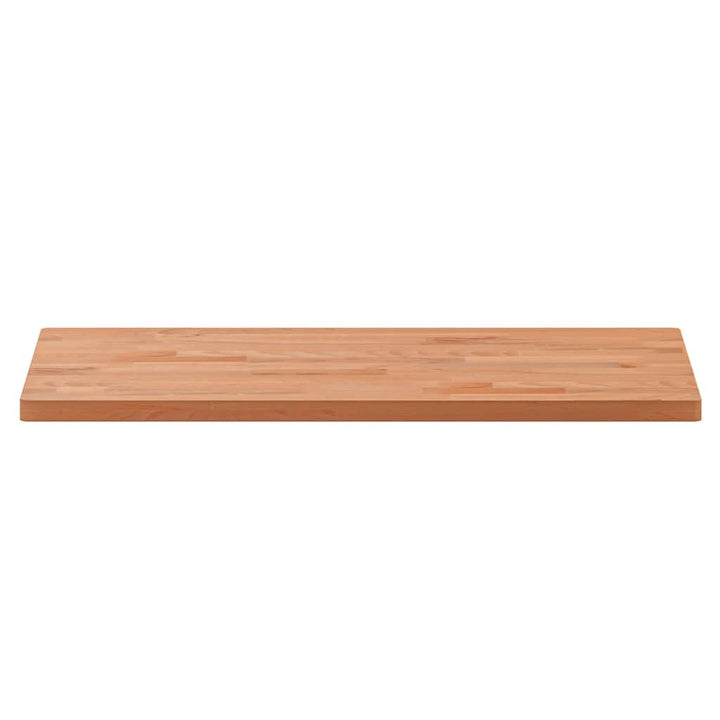 bordplade 80x40x2,5 cm rektangulær massivt bøgetræ