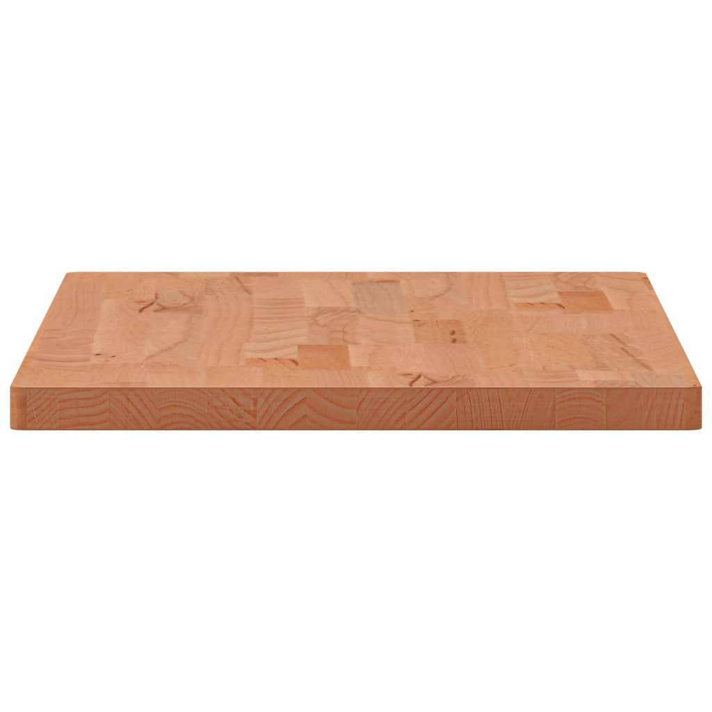 bordplade 80x40x2,5 cm rektangulær massivt bøgetræ