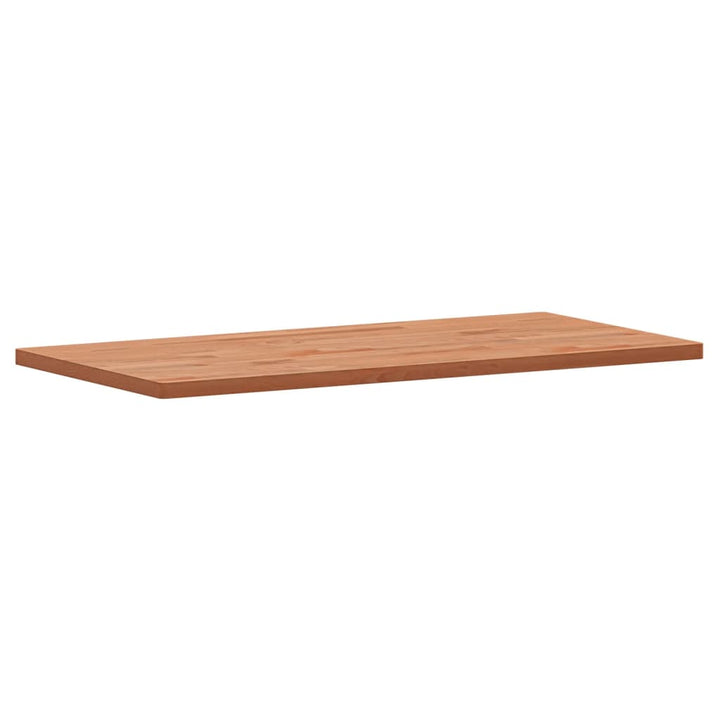 bordplade 100x50x2,5 cm rektangulær massivt bøgetræ
