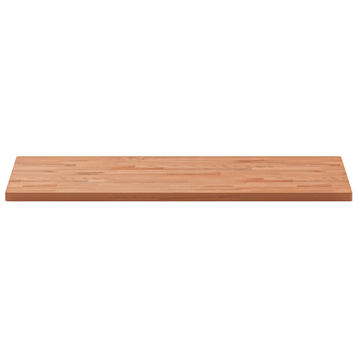 bordplade 100x50x2,5 cm rektangulær massivt bøgetræ