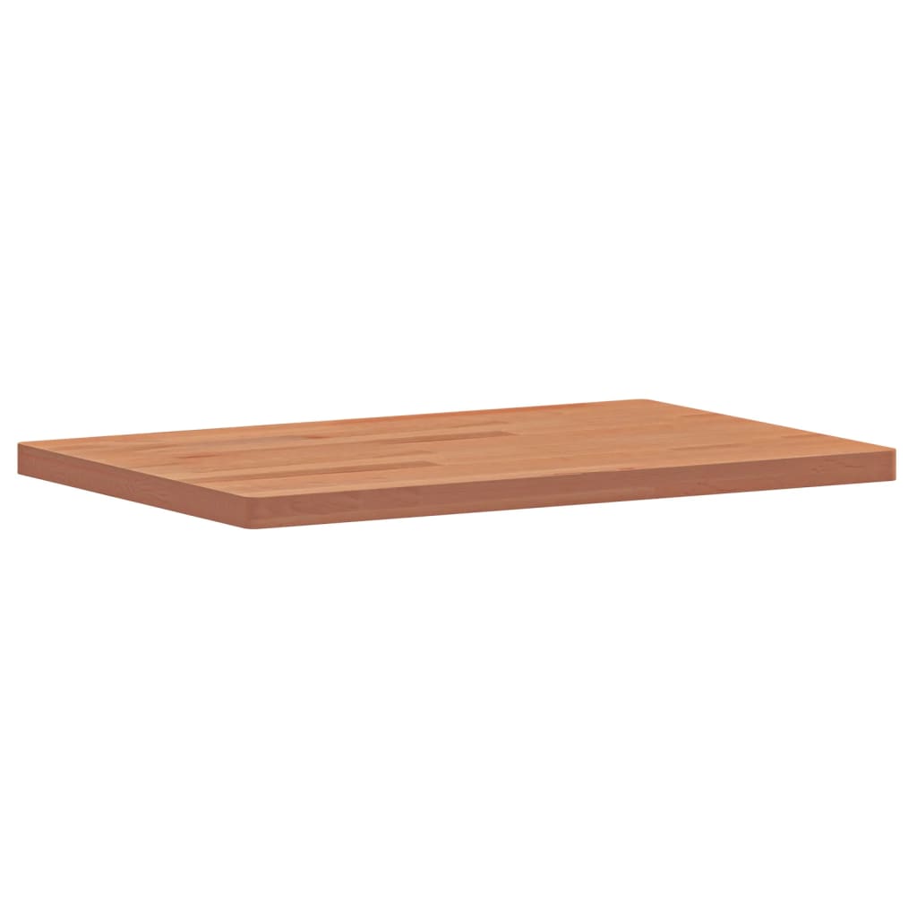 bordplade 60x40x2,5 cm rektangulær massivt bøgetræ