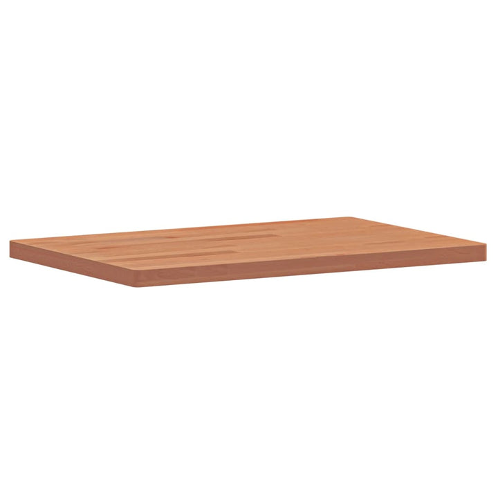 bordplade 60x40x2,5 cm rektangulær massivt bøgetræ