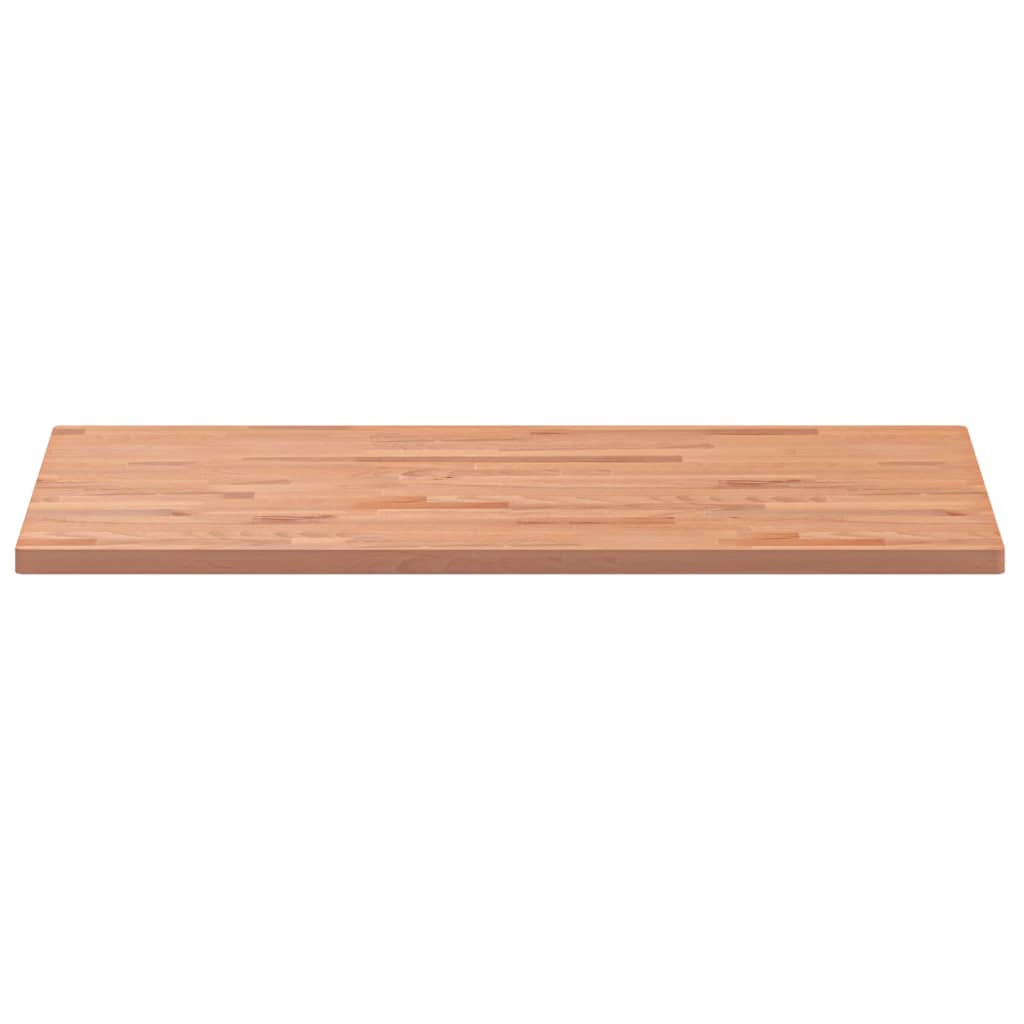 bordplade 100x60x2,5 cm rektangulær massivt bøgetræ