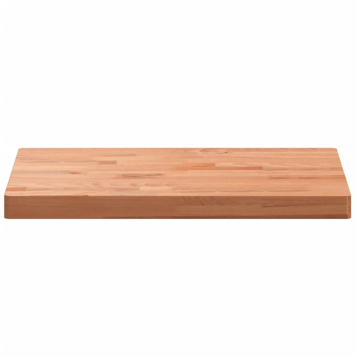 bordplade 80x40x4 cm rektangulær massivt bøgetræ