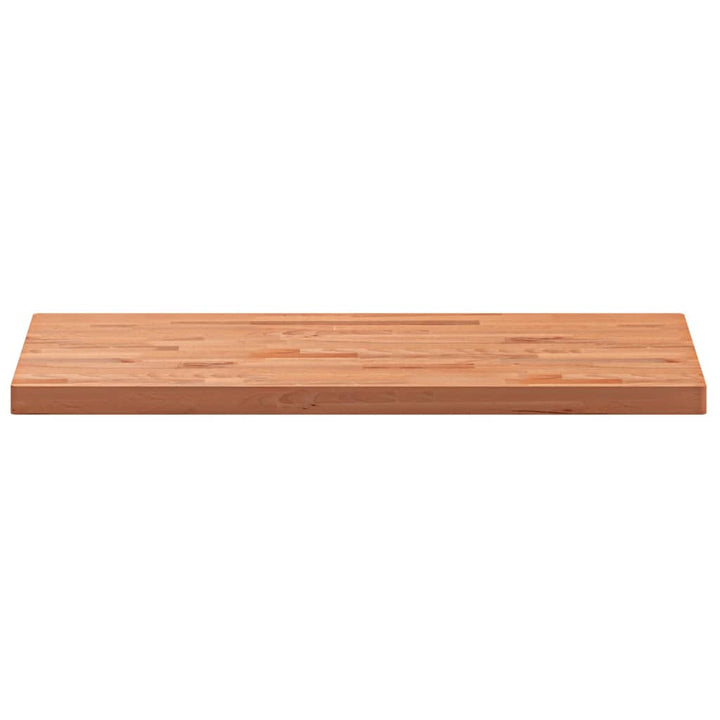 bordplade 100x50x4 cm rektangulær massivt bøgetræ