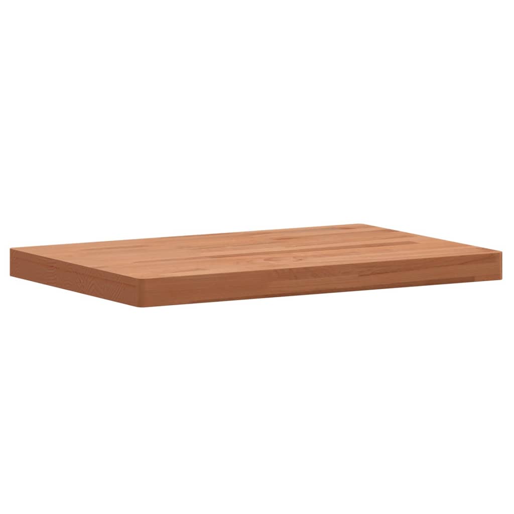 bordplade 60x40x4 cm rektangulær massivt bøgetræ