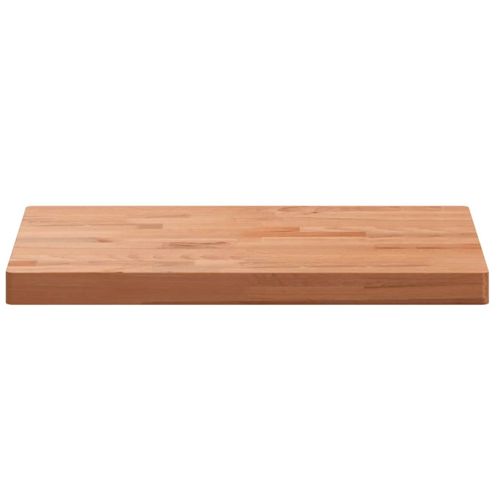 bordplade 60x40x4 cm rektangulær massivt bøgetræ