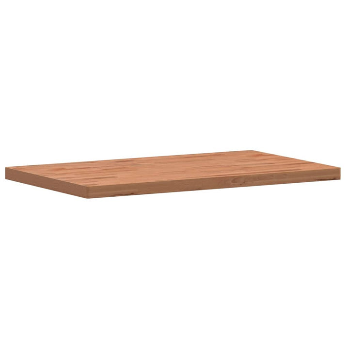 bordplade 100x60x4 cm rektangulær massivt bøgetræ