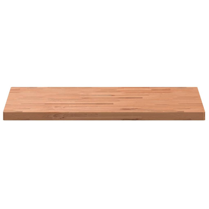 bordplade 100x60x4 cm rektangulær massivt bøgetræ