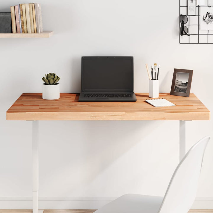 bordplade 100x60x4 cm rektangulær massivt bøgetræ