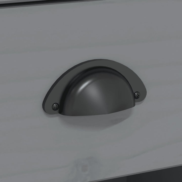 konsolbord BODO 91x35x74 cm massivt fyrretræ grå
